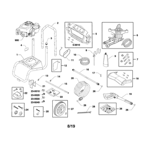 Part Location Diagram of 100005 Toro DISCONTINUED